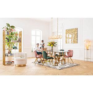 Cadre décoratif 120x120cm GOLD FLOWER Kare Design