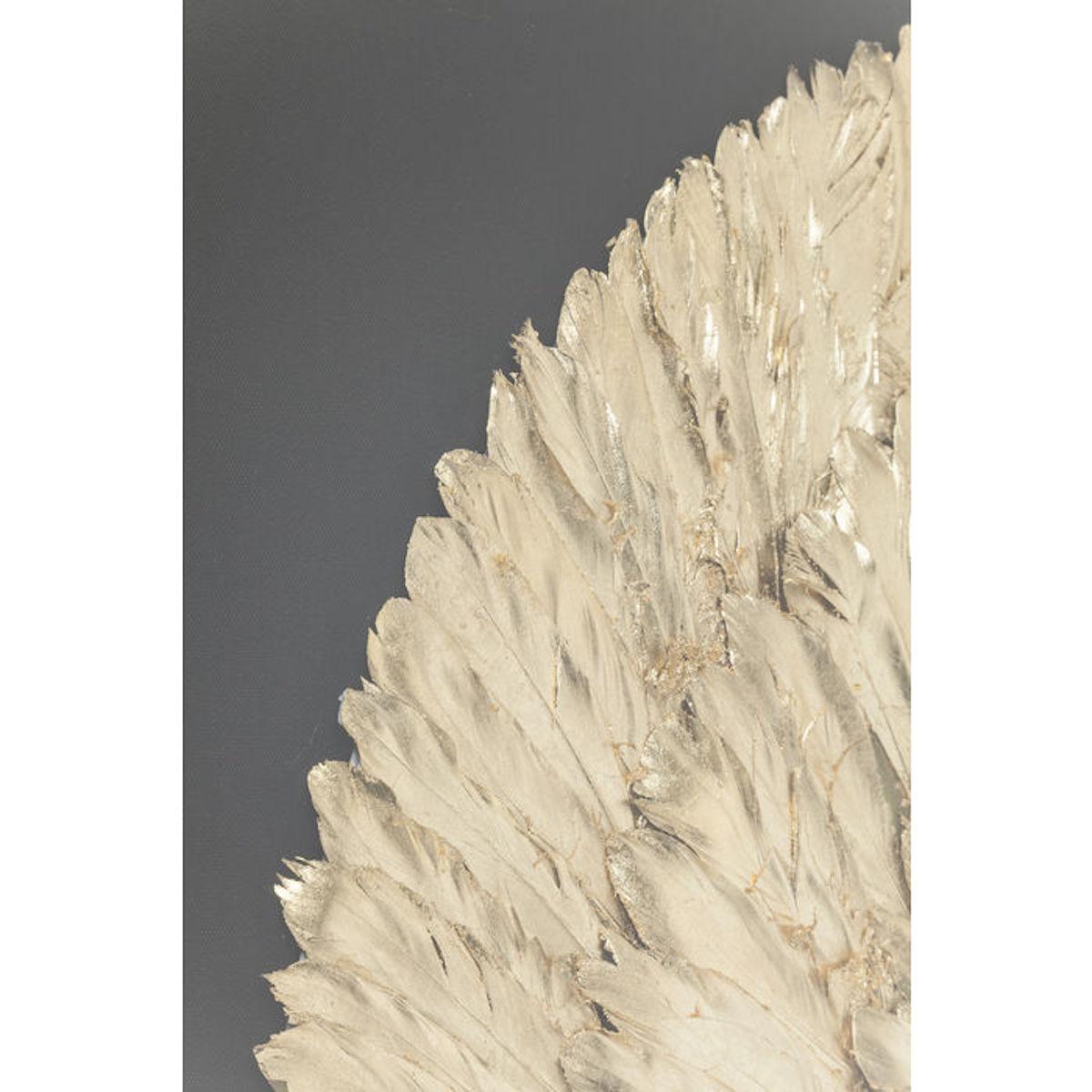 Cadre décoratif 120x120cm GOLDEN SNAIL Kare Design