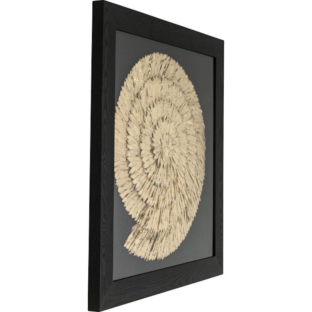 Cadre décoratif 120x120cm GOLDEN SNAIL Kare Design
