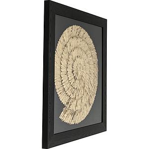 Cadre décoratif 120x120cm GOLDEN SNAIL Kare Design