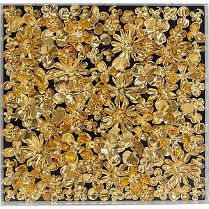 Cadre décoratif 60x60cm GOLD FLOWER Kare Design