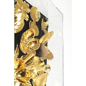 Cadre décoratif 60x60cm GOLD FLOWER Kare Design