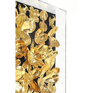 Cadre décoratif 60x60cm GOLD FLOWER Kare Design