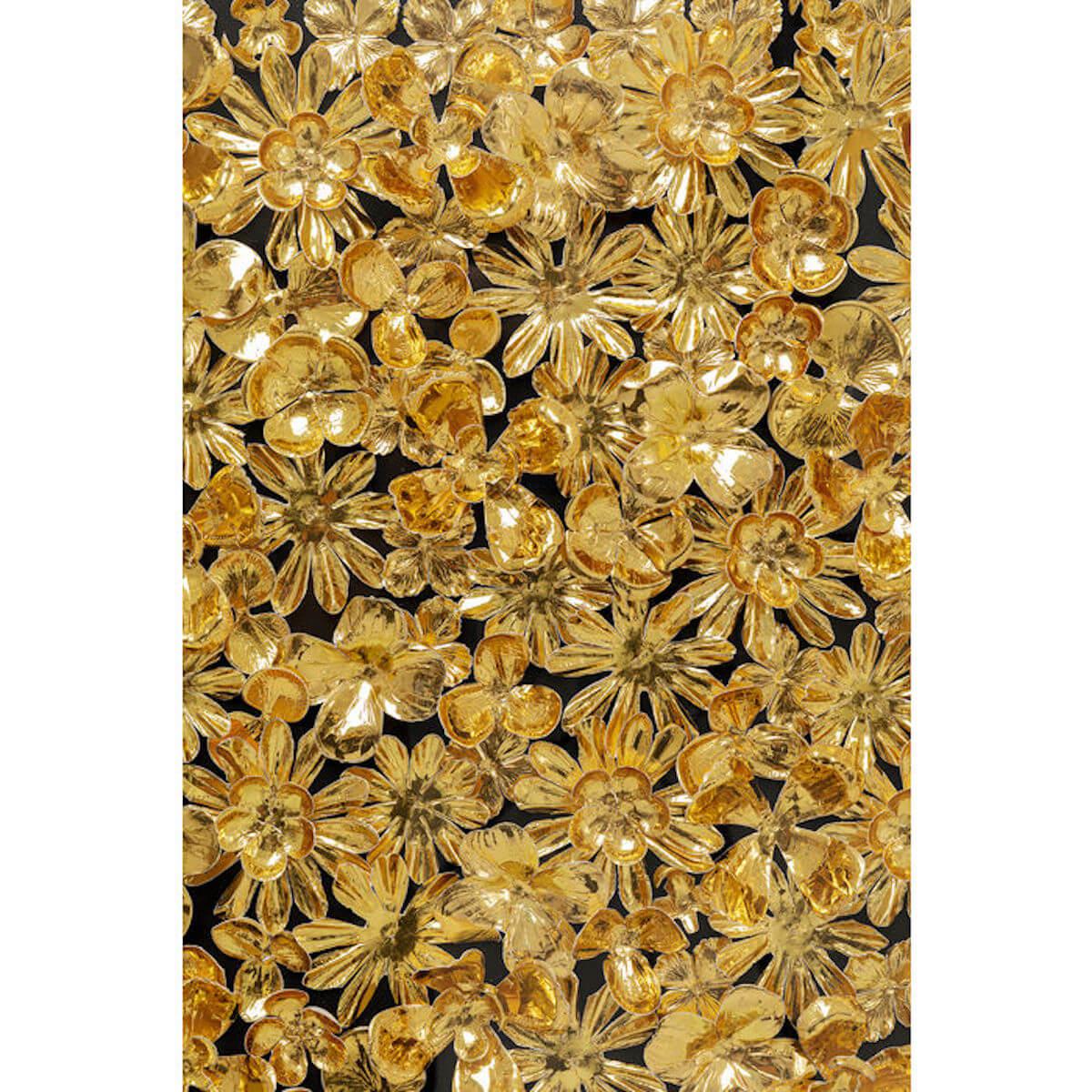 Cadre décoratif 80x80cm GOLD FLOWER Kare Design