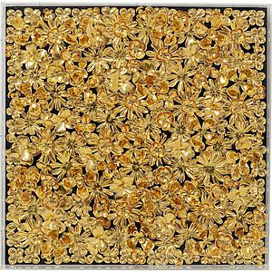 Cadre décoratif 80x80cm GOLD FLOWER Kare Design