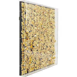 Cadre décoratif 80x80cm GOLD FLOWER Kare Design
