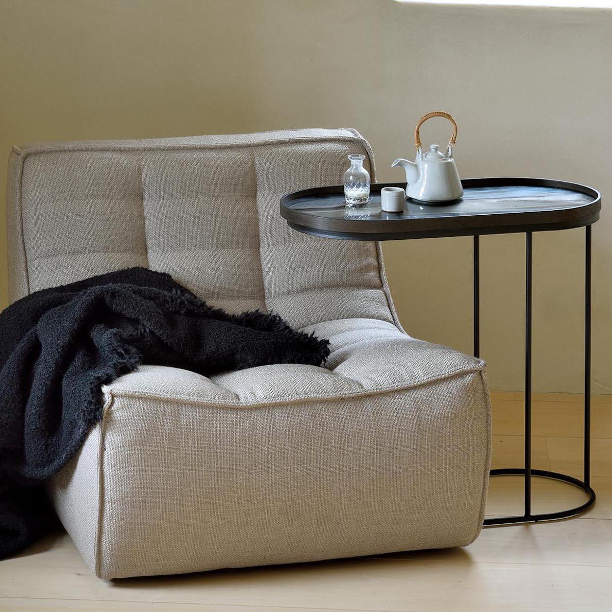 Canapé 1 place N701 Ethnicraft beige