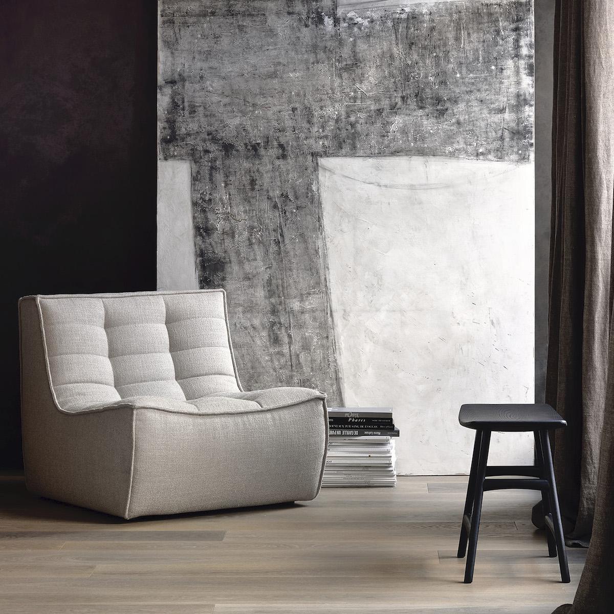 Canapé 1 place N701 Ethnicraft beige