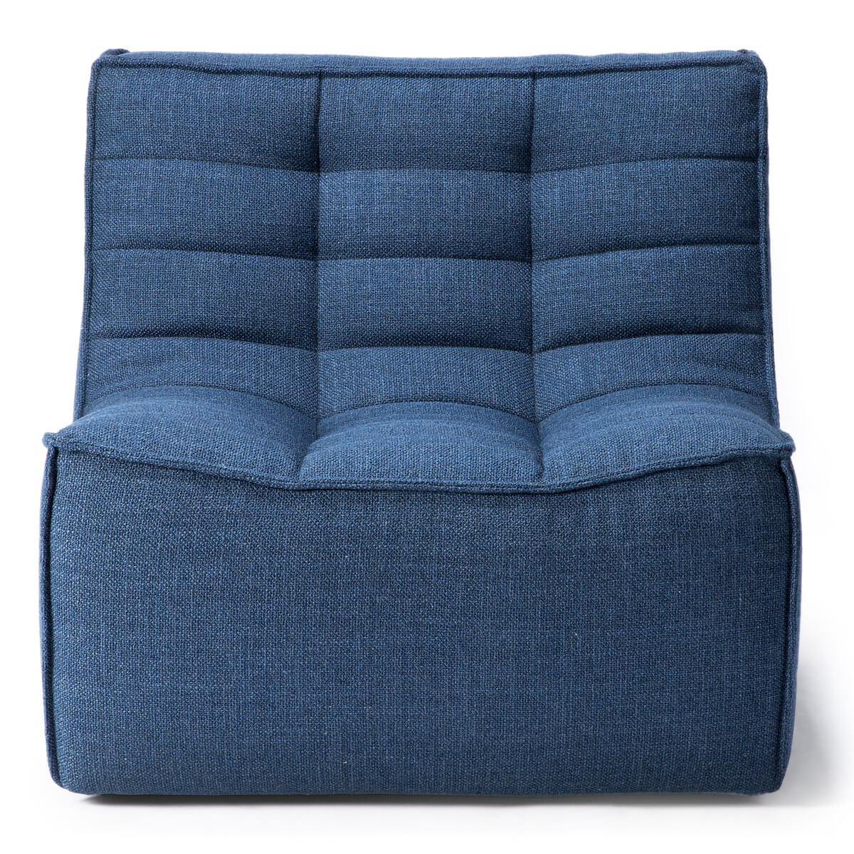 Canapé 1 place N701 Ethnicraft bleu