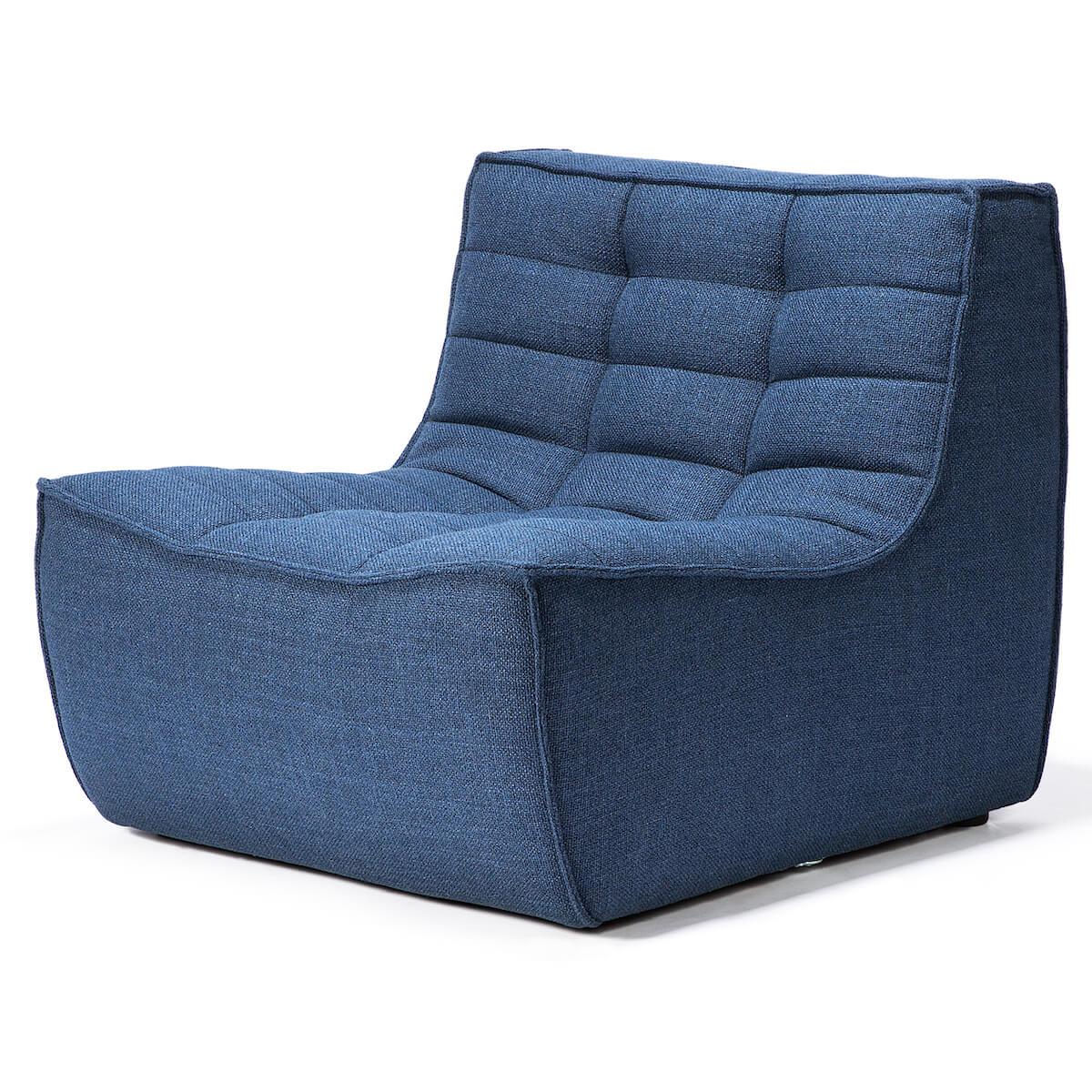 Canapé 1 place N701 Ethnicraft bleu