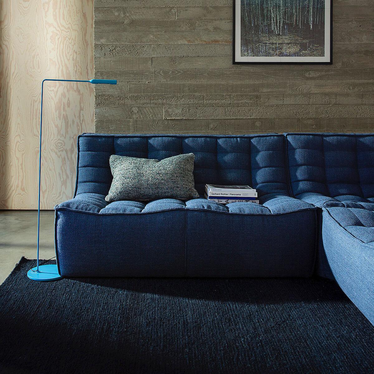 Canapé 1 place N701 Ethnicraft bleu