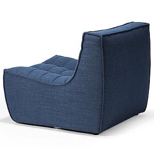 Canapé 1 place N701 Ethnicraft bleu