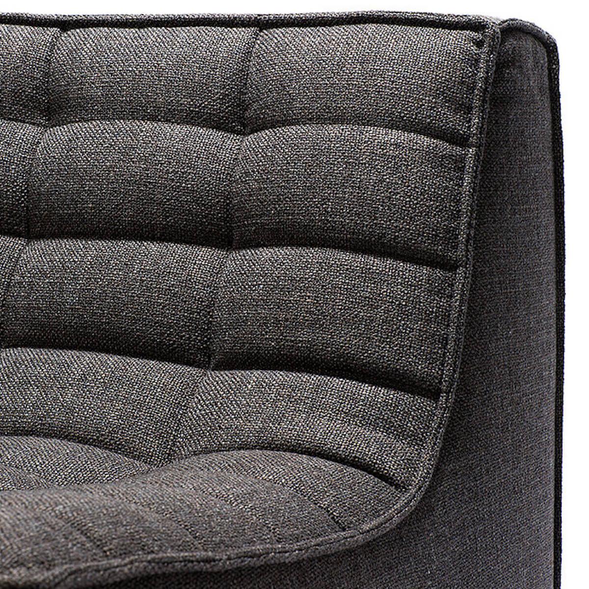 Canapé 1 place N701 Ethnicraft Gris foncé