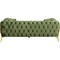 Canapé 2 places 200cm BELLISSIMA Kare Design velours vert