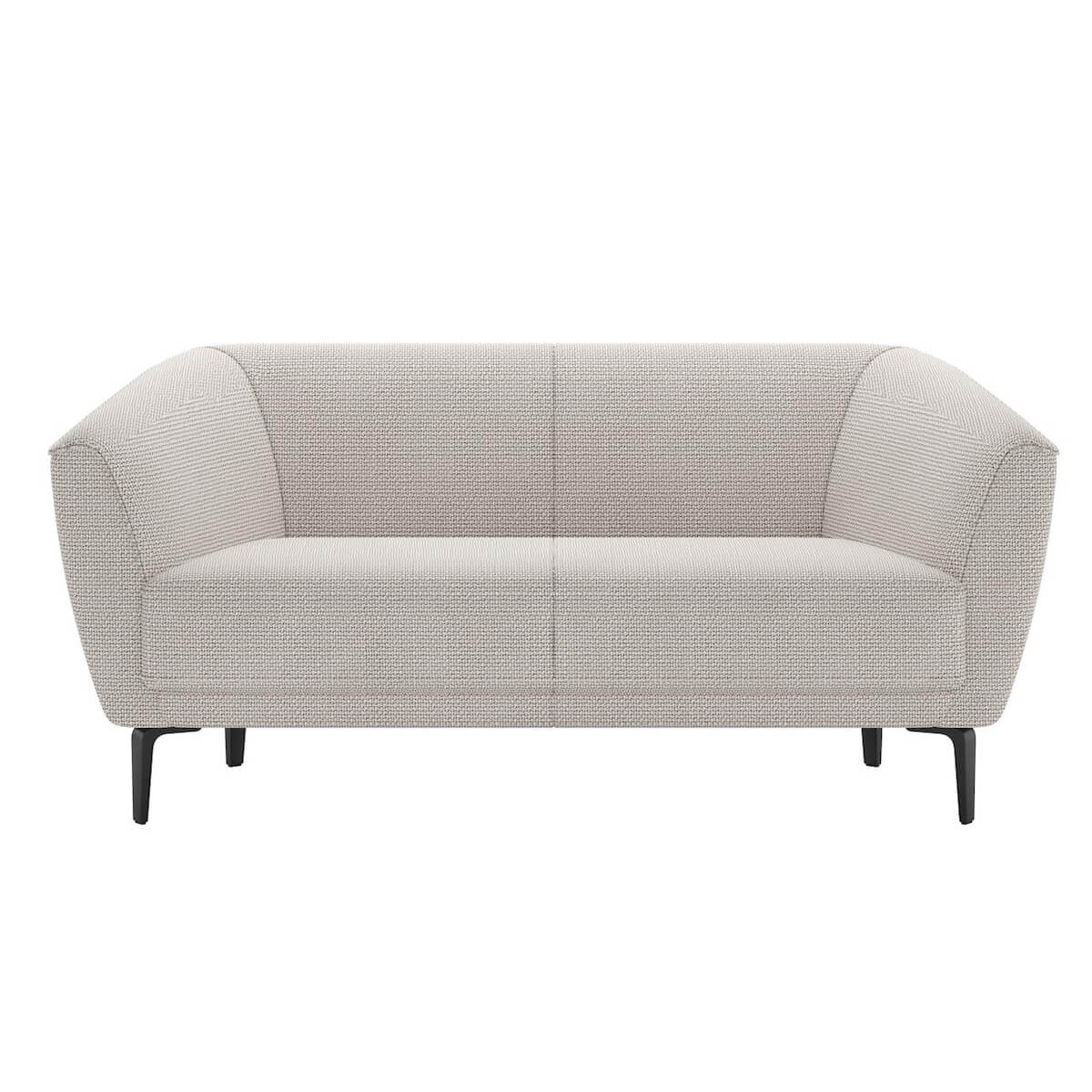 Canapé 2 places BROOKS Xooon tissu gr 02/VITO pebble