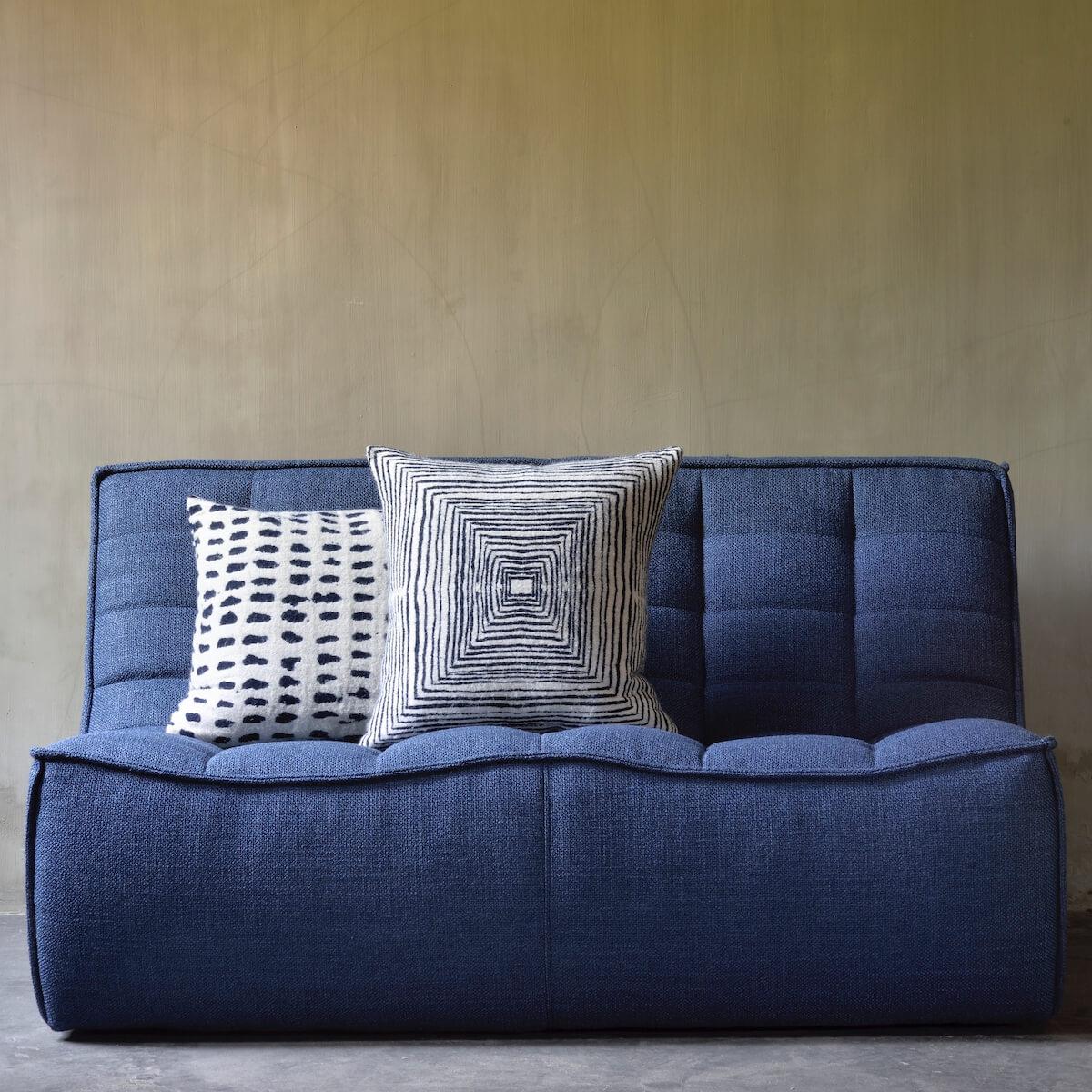 Canapé 2 places N701 Ethnicraft bleu