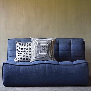 Canapé 2 places N701 Ethnicraft bleu