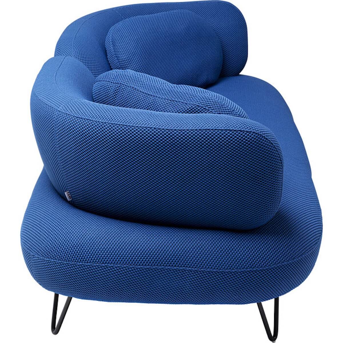 Canapé 2 places PEPPO Kare Design bleu