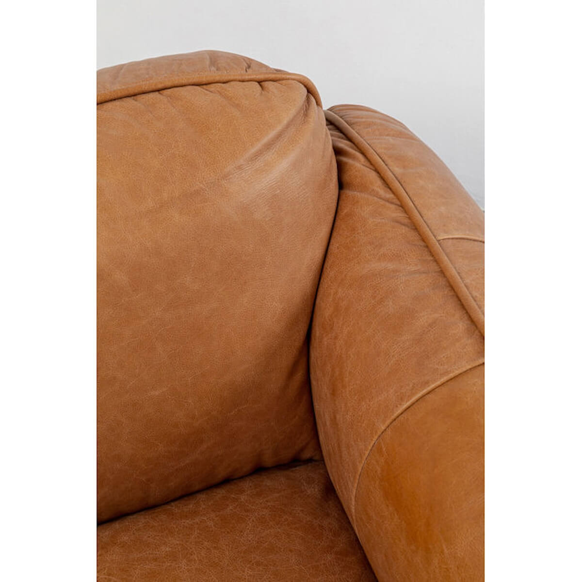 Canapé 228cm CALGARY Kare Design cuir marron