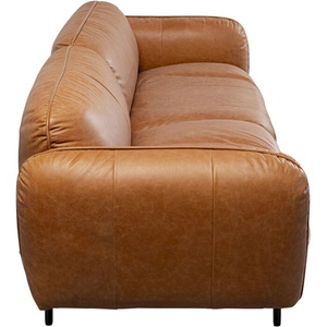 Canapé 228cm CALGARY Kare Design cuir marron