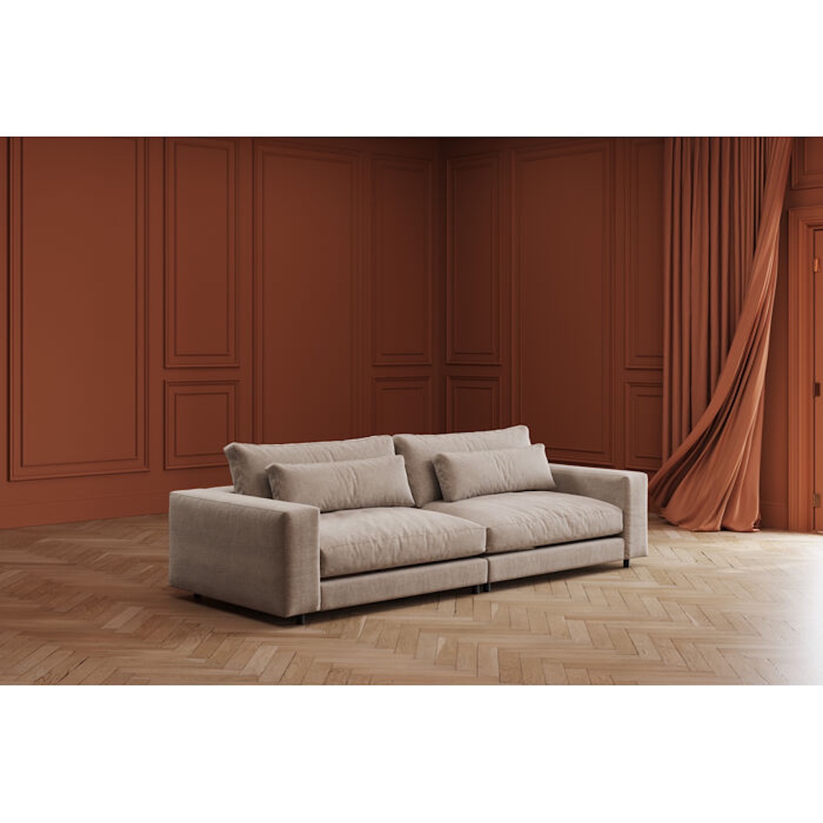 Canapé 290cm IMOLA Kare Design crème