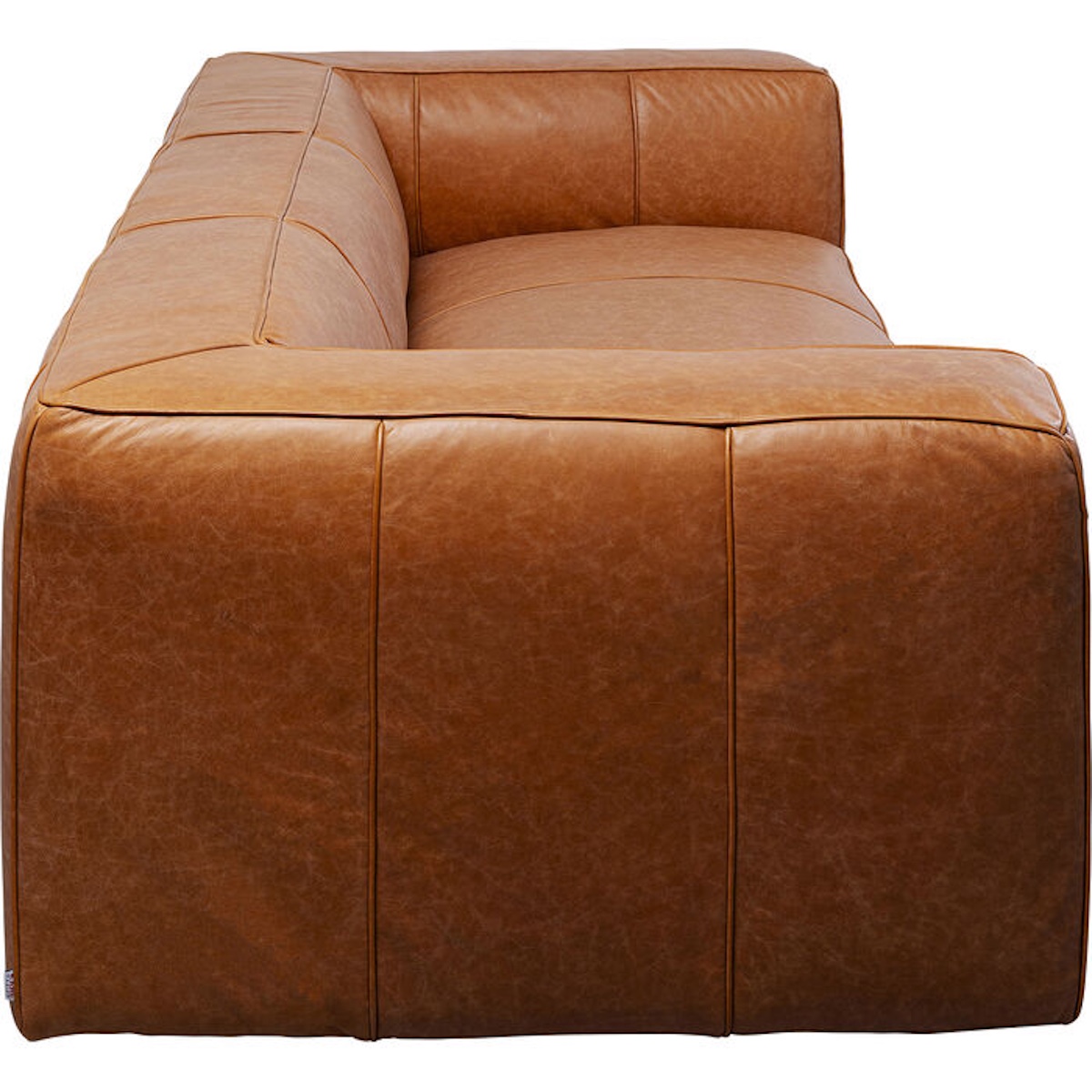 Canapé 3 places 220cm CUBETTO Kare Design marron clair