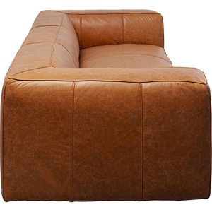 Canapé 3 places 220cm CUBETTO Kare Design marron clair