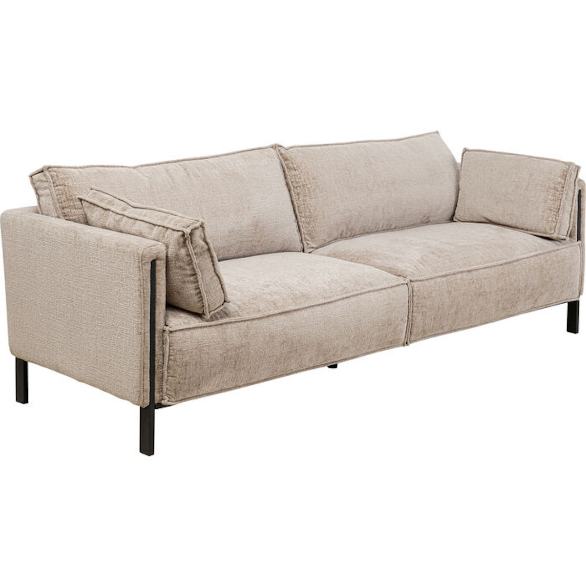 Canapé 3 places 233cm VICTOR Kare Design beige