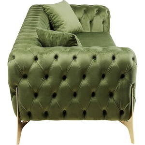 Canapé 3 places 240cm BELLISSIMA Kare Design velours vert
