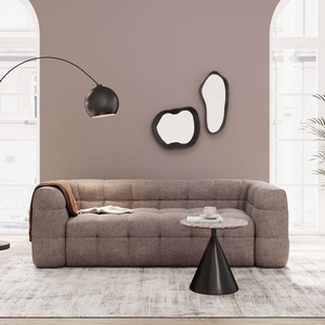 Canapé 3 places 240cm SALAMANCA Kare Design Marron Clair