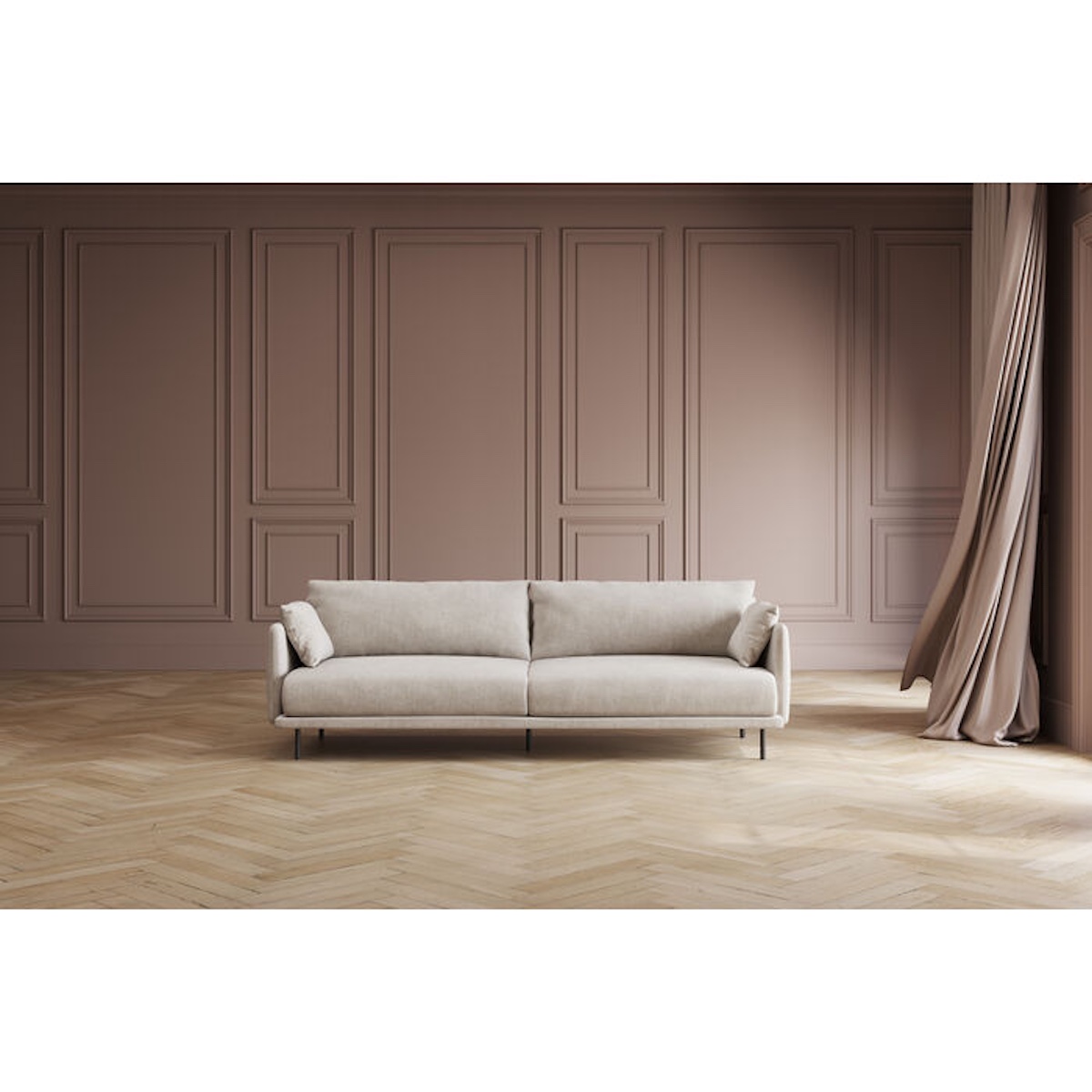 Canapé 3 places 245cm EDNA Kare Design crème