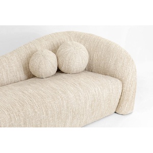 Canapé 3 places 261cm LIVIA Kare Design mélange creme