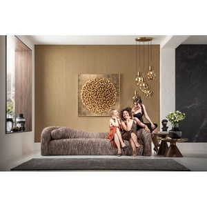 Canapé 3 places 261cm LIVIA Kare Design mélange marron