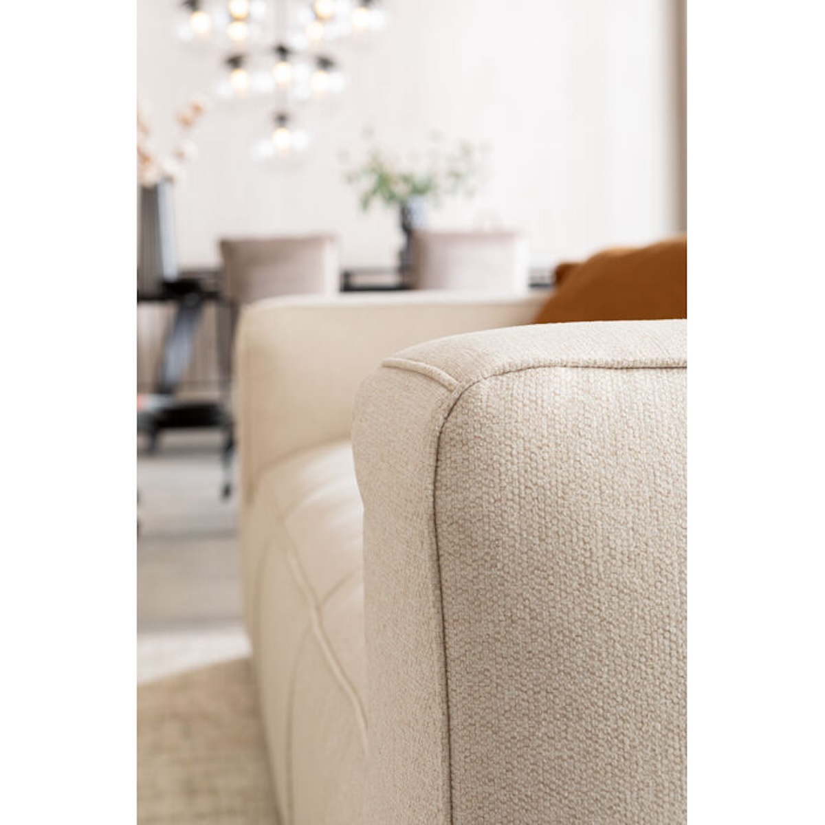 Canapé 3 places CUBETTO Kare Design creme