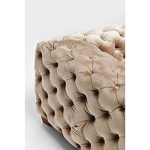 Canapé 3 places DESIRE Kare Design velours écru