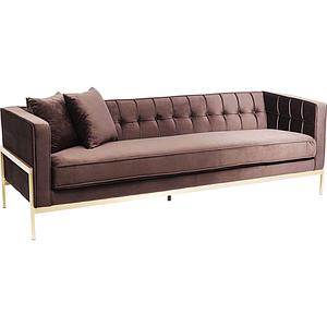 Canapé 3 places LOFT Kare Design marron