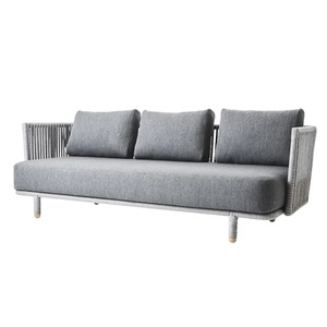 Canapé 3 places MOMENTS Cane-line gris