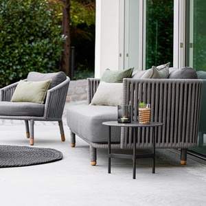 Canapé 3 places MOMENTS Cane-line gris