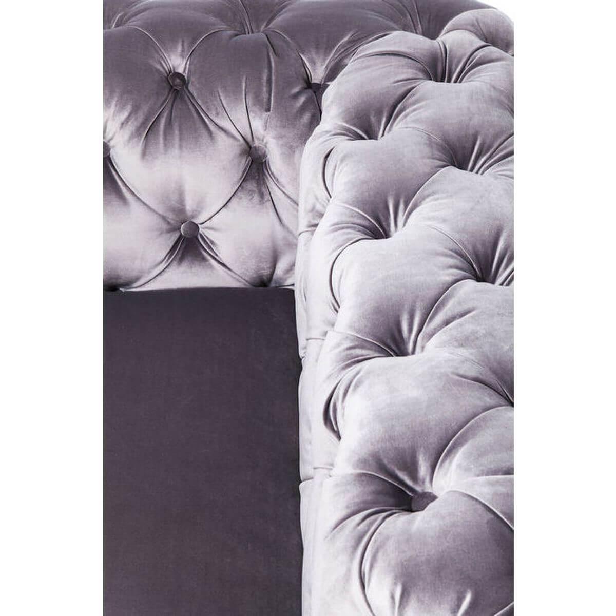Canapé 3 places MY DESIRE Kare Design velvet gris