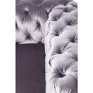 Canapé 3 places MY DESIRE Kare Design velvet gris