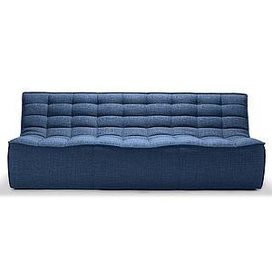 Canapé 3 places N701 Ethnicraft bleu