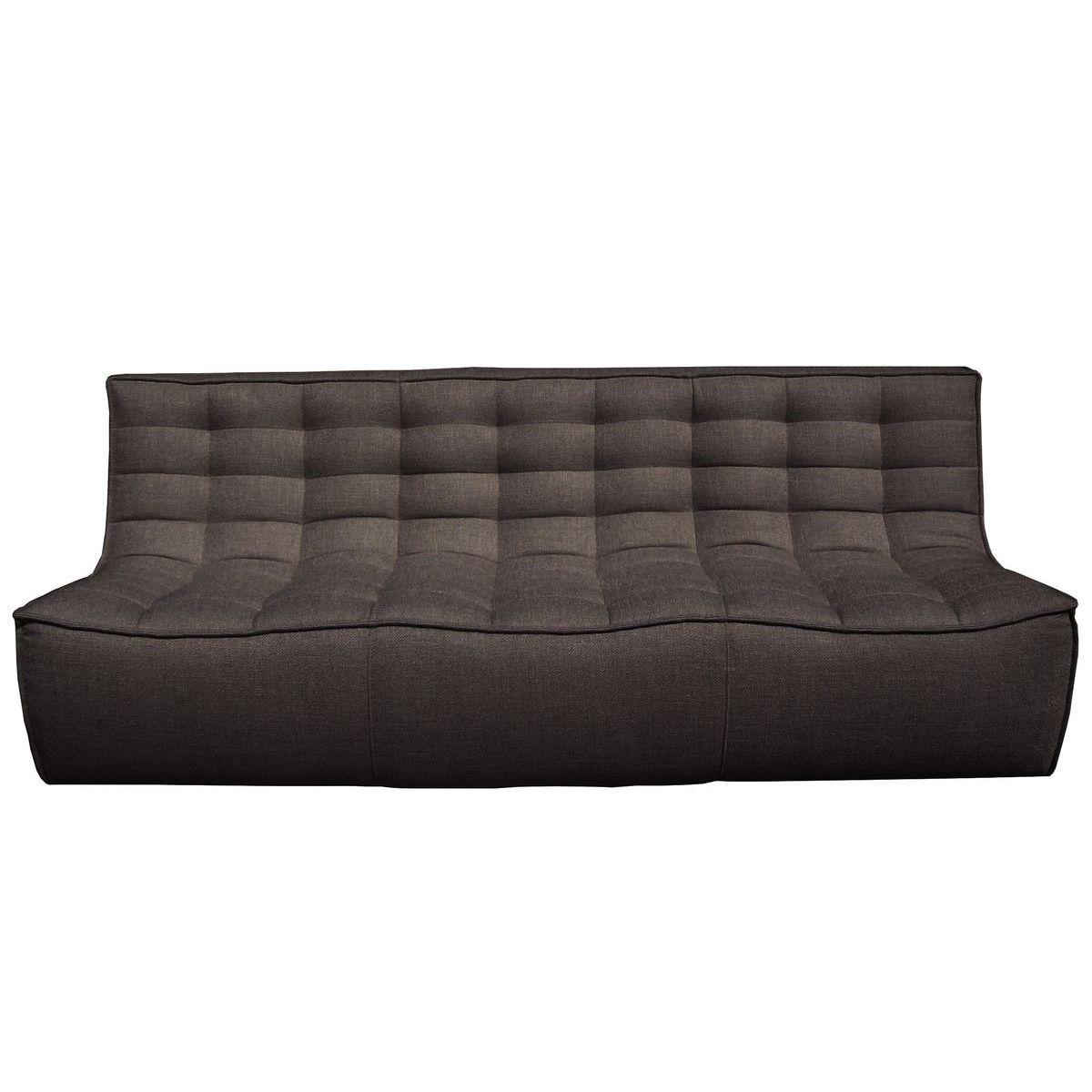 Canapé 3 places N701 Ethnicraft Gris foncé