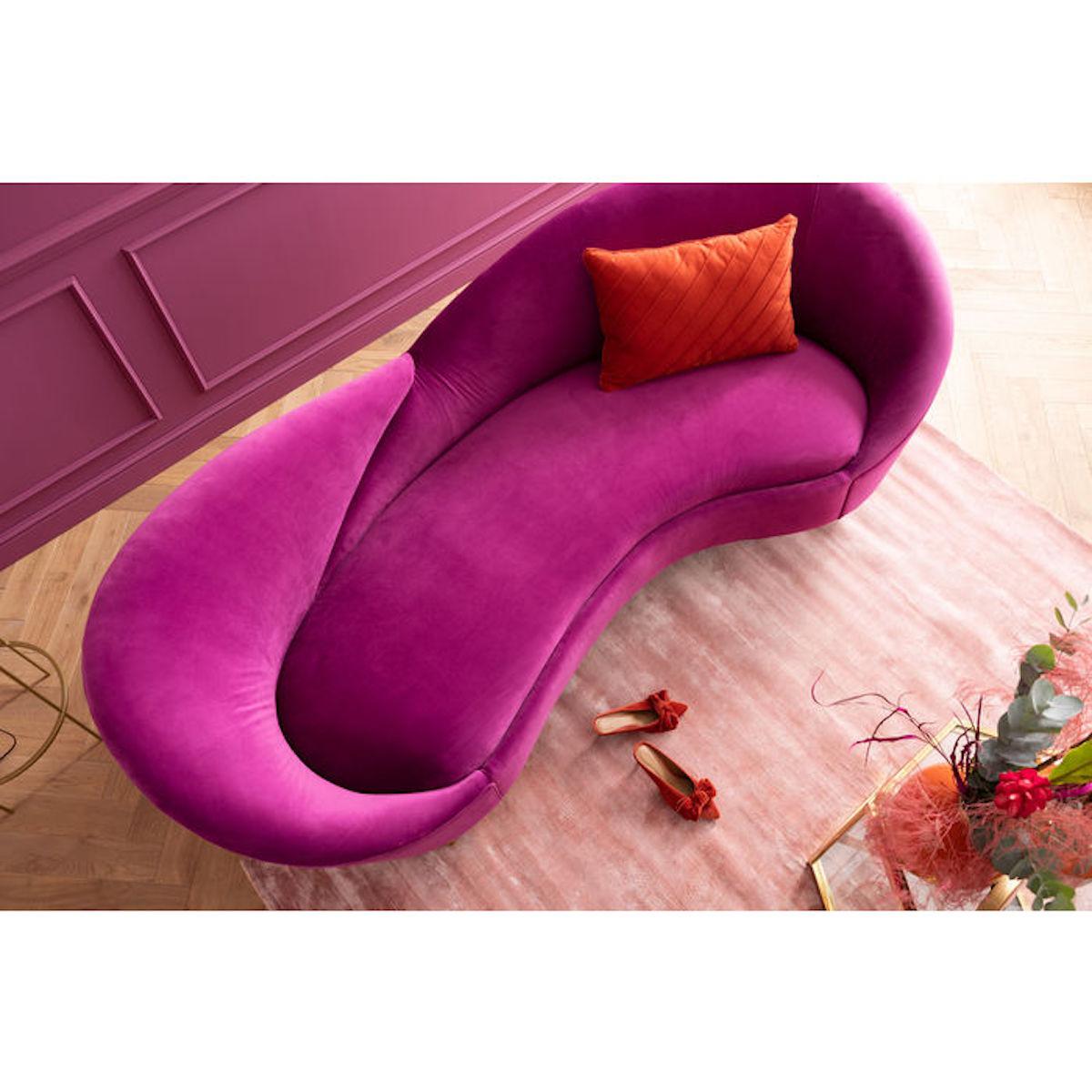 Canapé 3 places NIGHT FEVER Kare Design purple