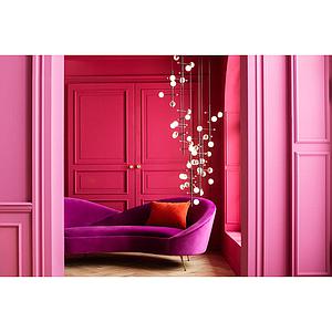 Canapé 3 places NIGHT FEVER Kare Design purple