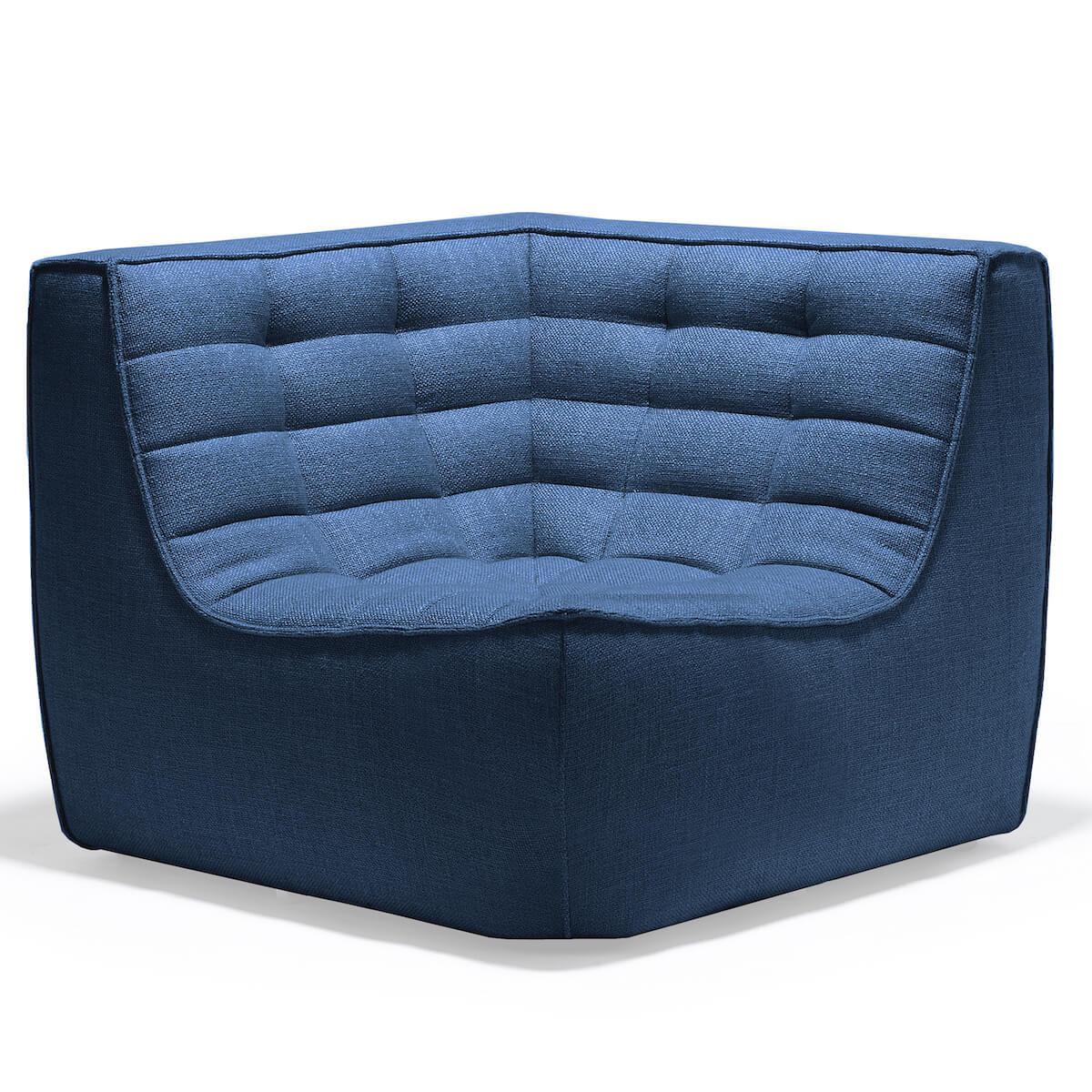 Canapé coin N701 Ethnicraft bleu
