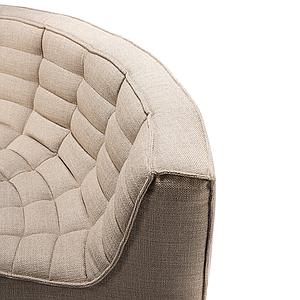 Canapé coin rond N701 Ethnicraft beige