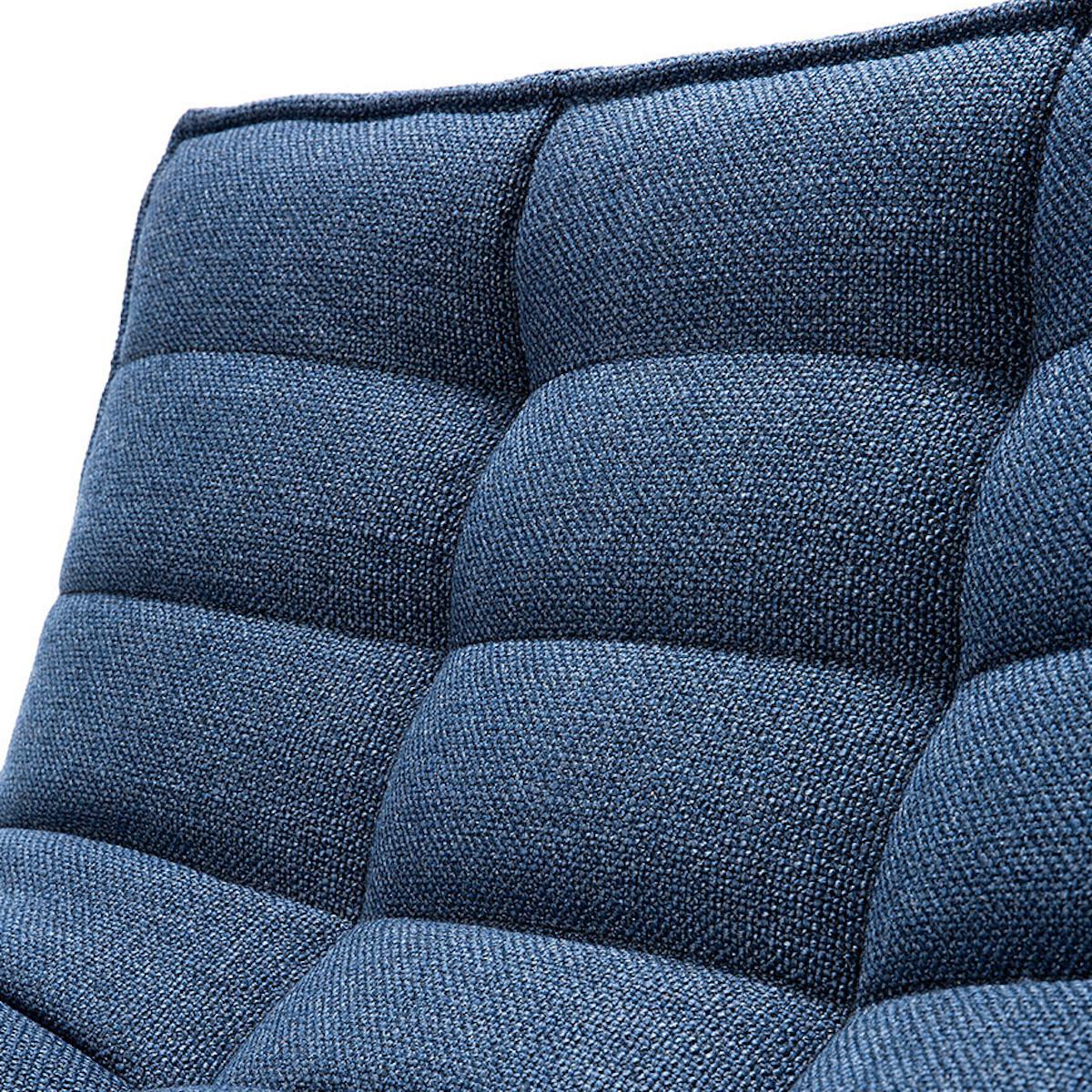 Canapé coin rond N701 Ethnicraft bleu