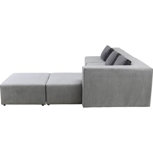 Canapé d'angle à droite INFINITY ATLANTA Kare Design gris 