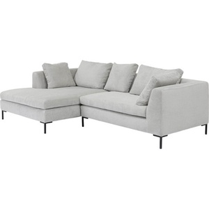 Canapé d'angle à gauche GIANNI CORD Kare Design gris 