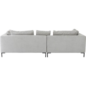 Canapé d'angle à gauche GIANNI CORD Kare Design gris 